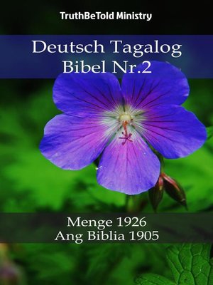 cover image of Deutsch Tagalog Bibel Nr.2